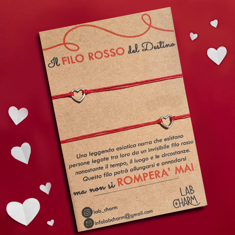 Braccialetti filo rosso del destino